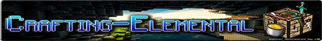Crafting-Elemental Citybuild Minecraft server banner