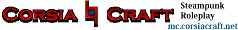 Corsia Craft Minecraft server banner