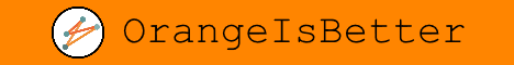 OrangeIsBetter Server Minecraft server banner