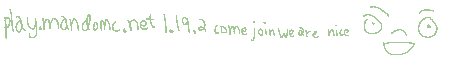 MandoMC Minecraft server banner