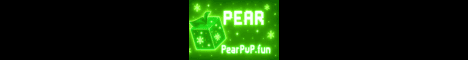 PearPvP Minecraft server banner