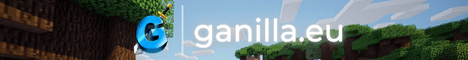 Ganilla Minecraft server banner