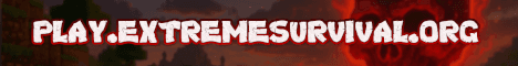ExtremeSurvival Minecraft server banner