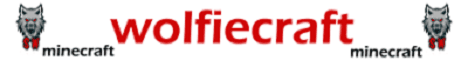 wolfiecraft Minecraft server banner