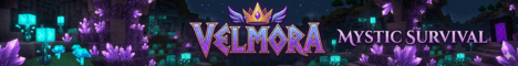 Velmora Minecraft server banner