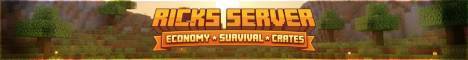 Ricks MC Server Minecraft server banner