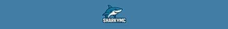 SharkyMC Minecraft server banner