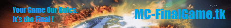 The Final Game Minecraft server banner