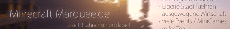 Minecraft-Marquee.de Minecraft server banner