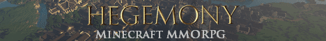 Hegemony MMORPG Minecraft server banner