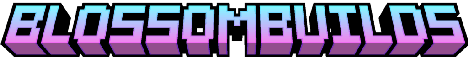 BlossomBuilds Minecraft server banner
