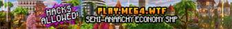 Semi Anarchy MC64 Minecraft server banner