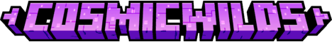 CosmicWilds Minecraft server banner