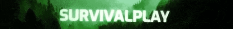 SurvivalPlay Minecraft server banner