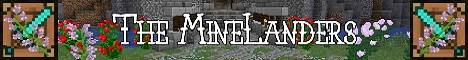 Minelanders Minecraft server banner