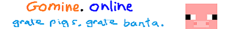 GoMine.Online Minecraft server banner