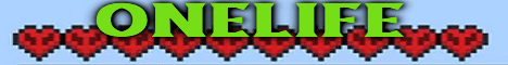 OneLife Minecraft server banner