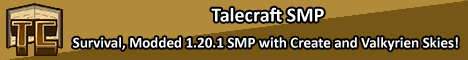 Talecraft SMP Minecraft server banner
