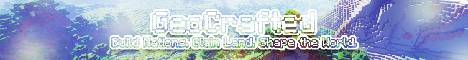 GeoCrafted MC Minecraft server banner
