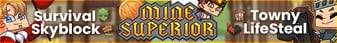 MineSuperior Minecraft server banner