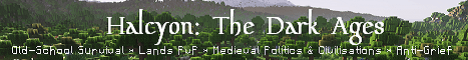 Halcyon Minecraft server banner