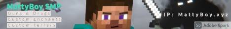 MattyBoy SMP Minecraft server banner