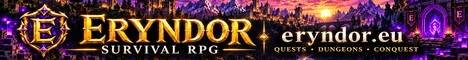 Eryndor Minecraft server banner