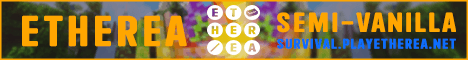 ETHEREA Survival Minecraft server banner