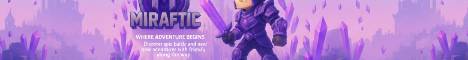 Miraftic Minecraft server banner