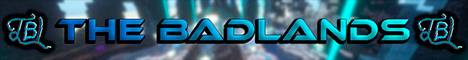 The Badlands Minecraft server banner