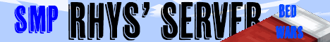 Rhys Server Minecraft server banner