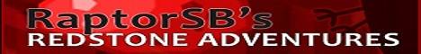 RaptorSBs Redstone Adventures Minecraft server banner