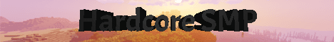 Hardcore Survival Minecraft server banner