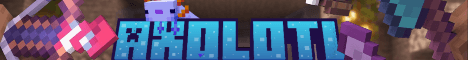 Axolotl SMP Minecraft server banner