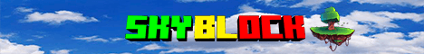 Skyblock Portugal Minecraft server banner