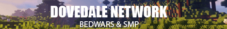 Dovedale Network Minecraft server banner