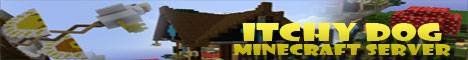Itchy Dog Minecraft server banner