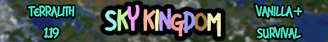 Sky Kingdom Minecraft server banner