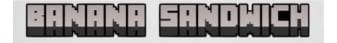 Banana Sandwich SMP Minecraft server banner