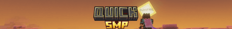 QuickSMP Minecraft server banner