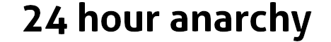 24 hour anarchy Minecraft server banner