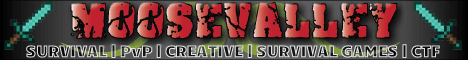 MooseValley Minecraft server banner