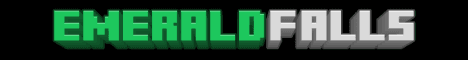 Emerald Falls Minecraft server banner