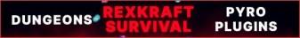 RexKraft Minecraft server banner