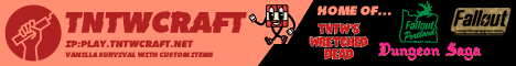 TNTWcraft Minecraft server banner