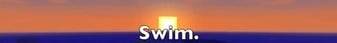 GalacticaActual - Swim. Minecraft server banner