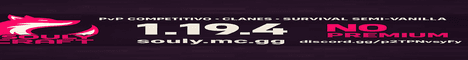 SoulyCraft Minecraft server banner