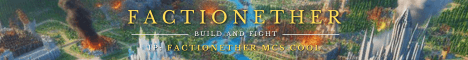 Factionether Minecraft server banner