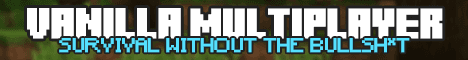 Vanilla Multiplayer Minecraft server banner