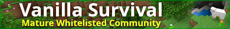 SiteB Vanilla SMP Minecraft server banner
